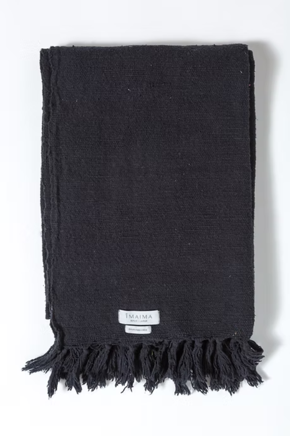 KAMRA Handgewebter Baumwollschal Iimaima