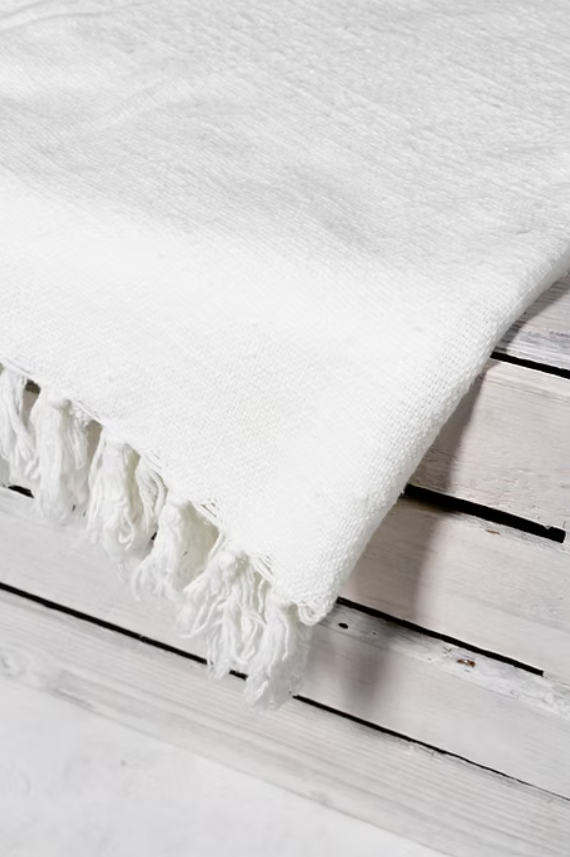 KAMRA Handgewebter Baumwollschal Iimaima