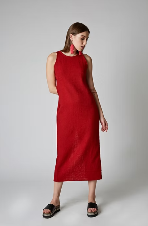 SAMIRA Handgewebtes Kleid Iimaima