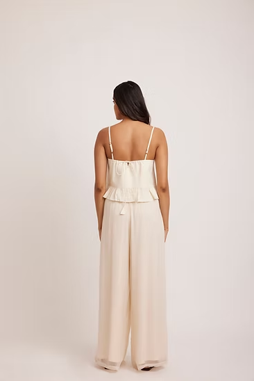 NYAM Chiffon Wide-leg Trouser Iimaima