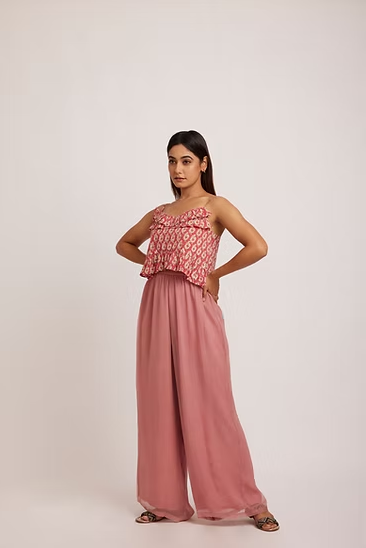 NYAM Chiffon Wide-leg Trouser Iimaima