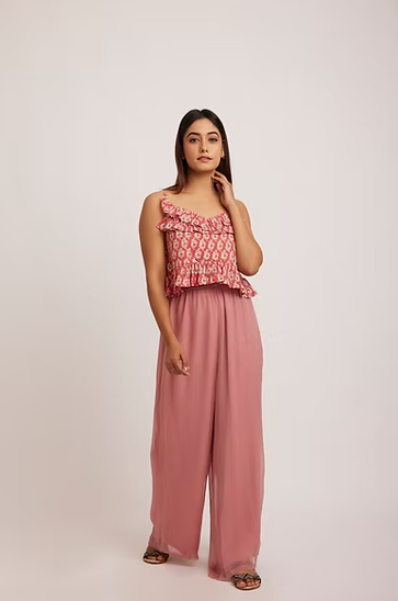 NYAM Chiffon Wide-leg Trouser Iimaima