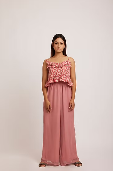 NYAM Chiffon Wide-leg Trouser Iimaima