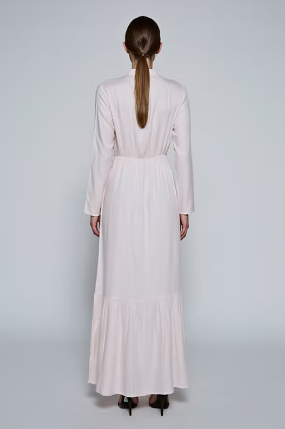 AISHA Maxi-Kleid mit Stehkragen Iimaima