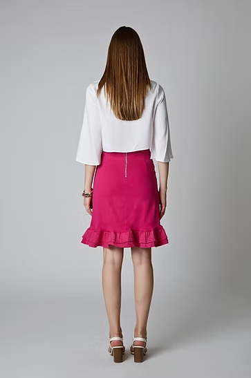 LEYAN Cropped Bluse Iimaima