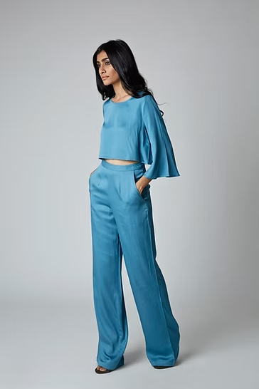 LEYAN Cropped Bluse Iimaima