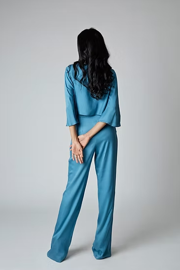 LEYAN Cropped Bluse Iimaima