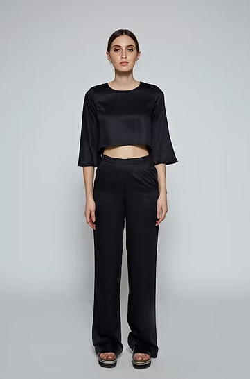 LEYAN Cropped Bluse Iimaima