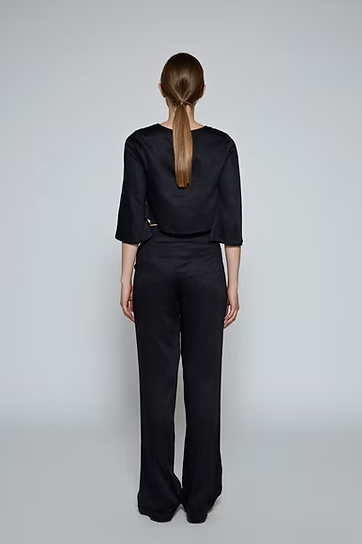 LEYAN Cropped Bluse Iimaima