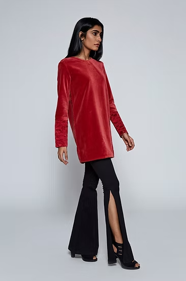 MANELI Slit Jeans Iimaima