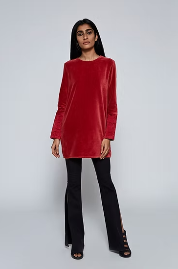 MANELI Slit Jeans Iimaima