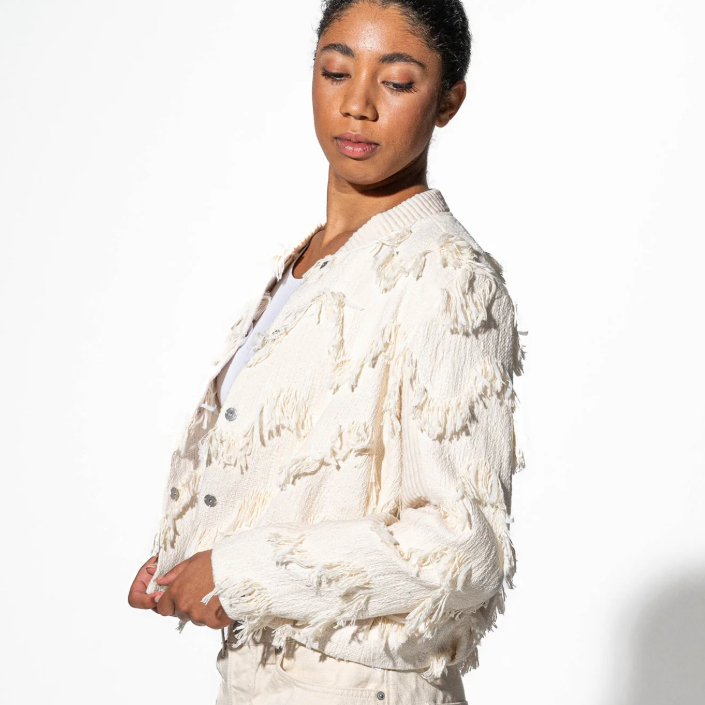 Zero Waste Blouson Wave écru sweersocean