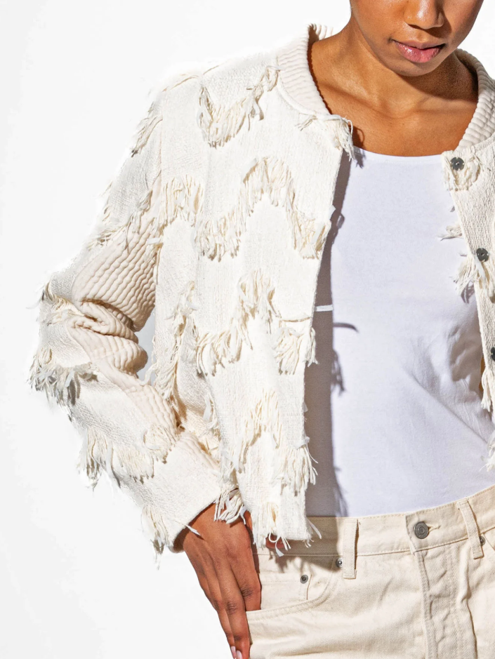 Zero Waste Blouson Wave écru sweersocean