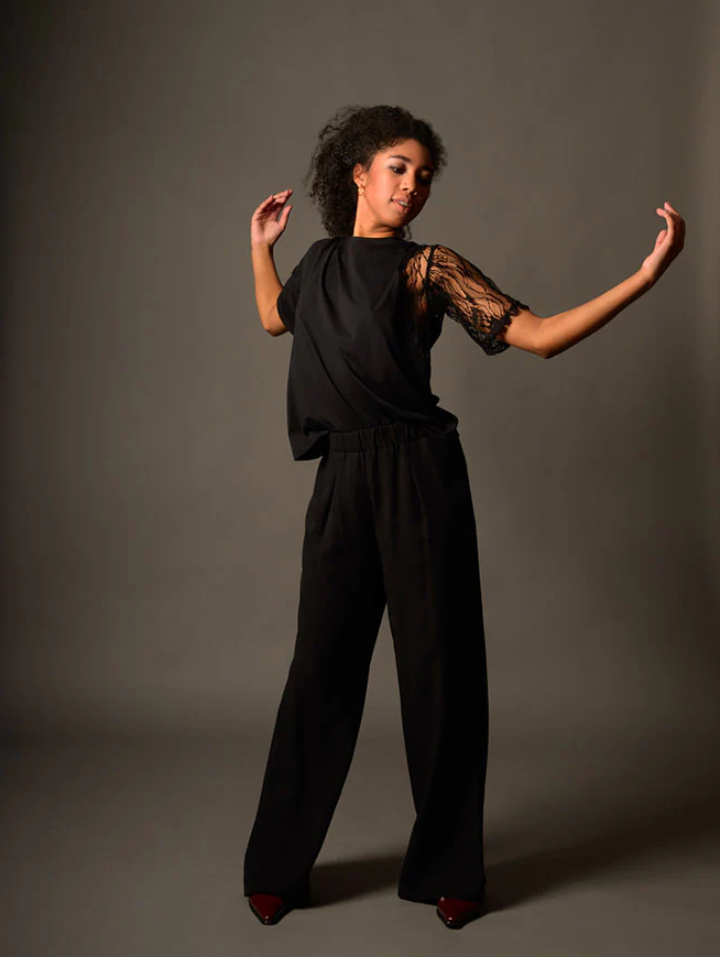 FENJA Wide-Leg-Hose sweersocean