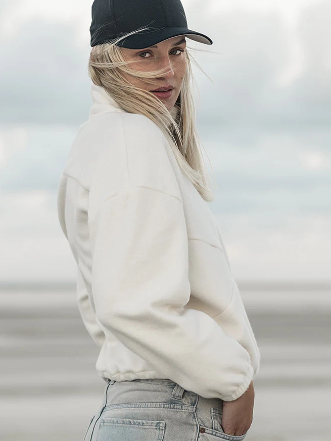 FRIDA Fleece Half Zip-Pulli sweersocean