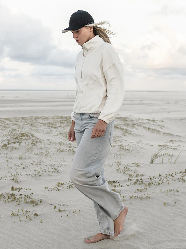 FRIDA Fleece Half Zip-Pulli sweersocean