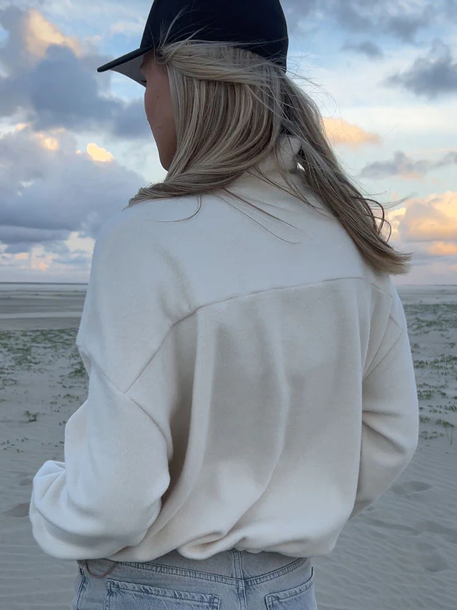 FRIDA Fleece Half Zip-Pulli sweersocean