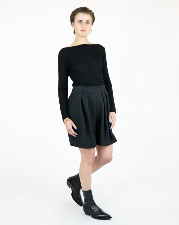 ANTILI Bermuda aus Jacquard Keijn