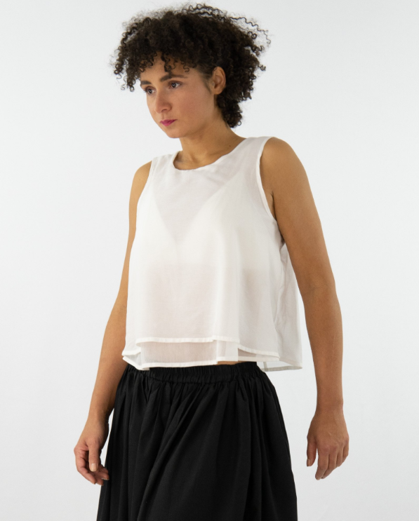 WHII Ärmellose Bluse im Layered Design Keijn