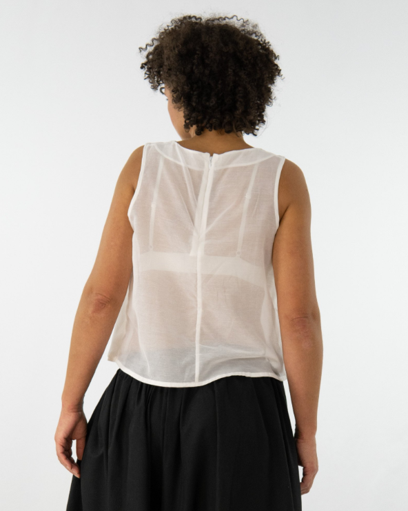 WHII Ärmellose Bluse im Layered Design Keijn