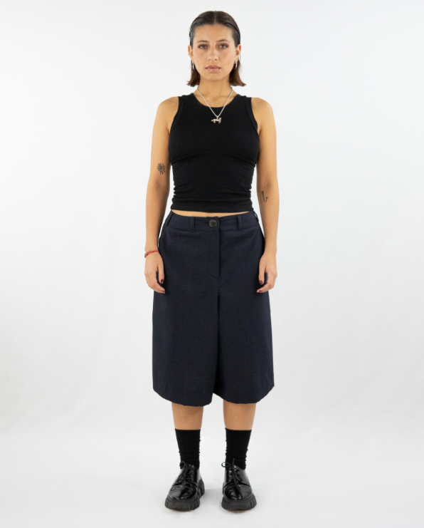 HAKAMA MIDNIGHT Avantgardistischer Hosenrock Keijn