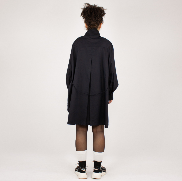 NOBUO Dark Minimalistische Hemdbluse Keijn