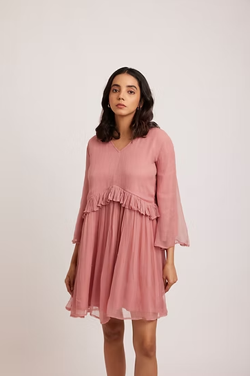 LALE Chiffonkleid Iimaima