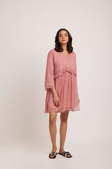 LALE Chiffonkleid Iimaima