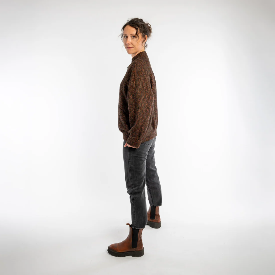 Nachhaltige Übergangsjacke aus recycelter Wolle ever&anon