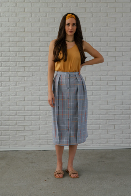 Taillenrock aus recycelter Baumwolle ever&anon