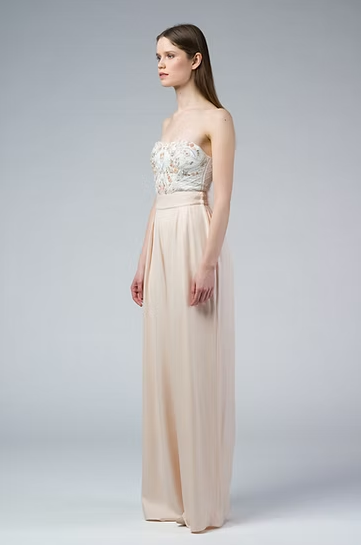 MAHA Handbesticktes Bustier Iimaima