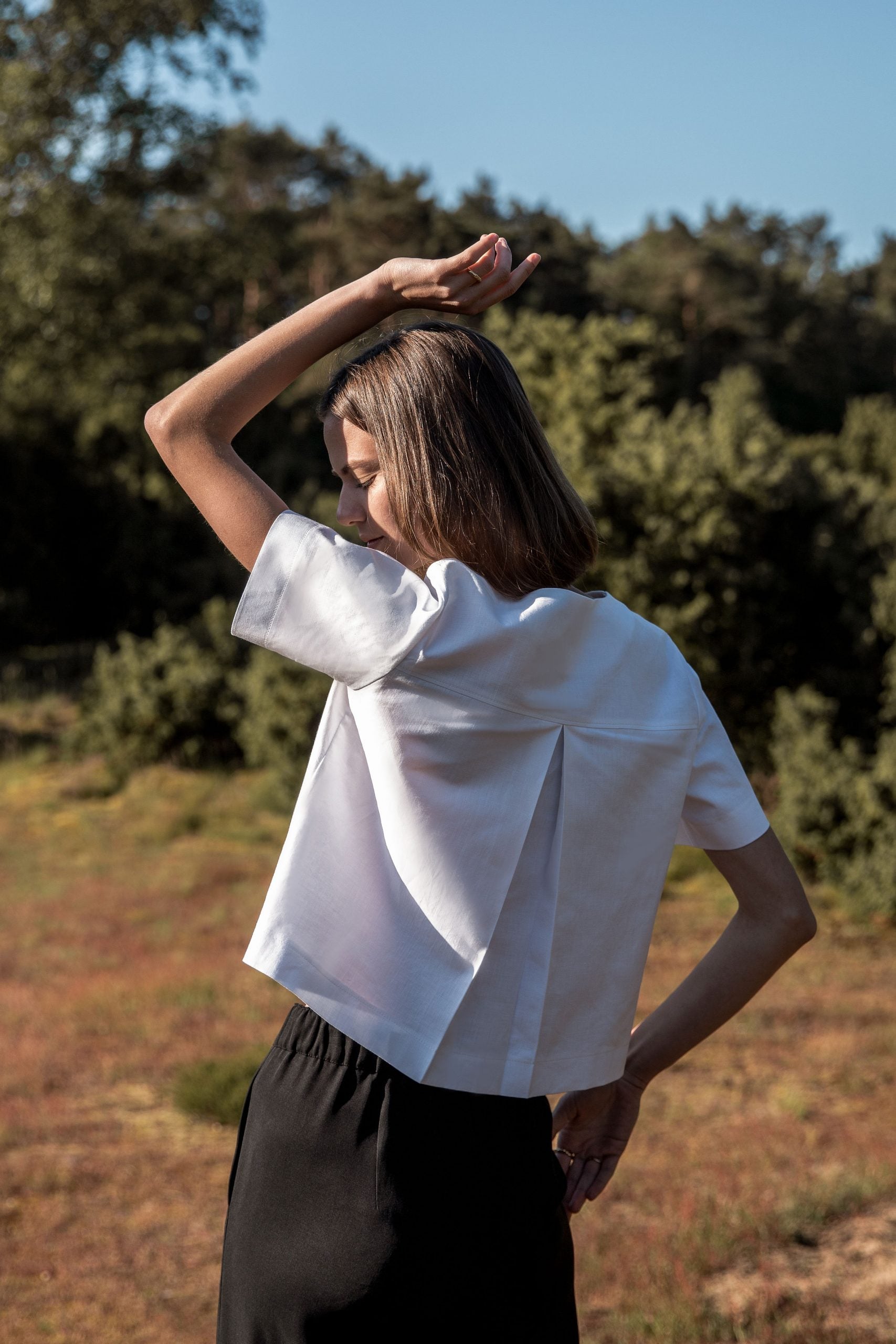 Bluse DAMIL.A Pearl White VAELU