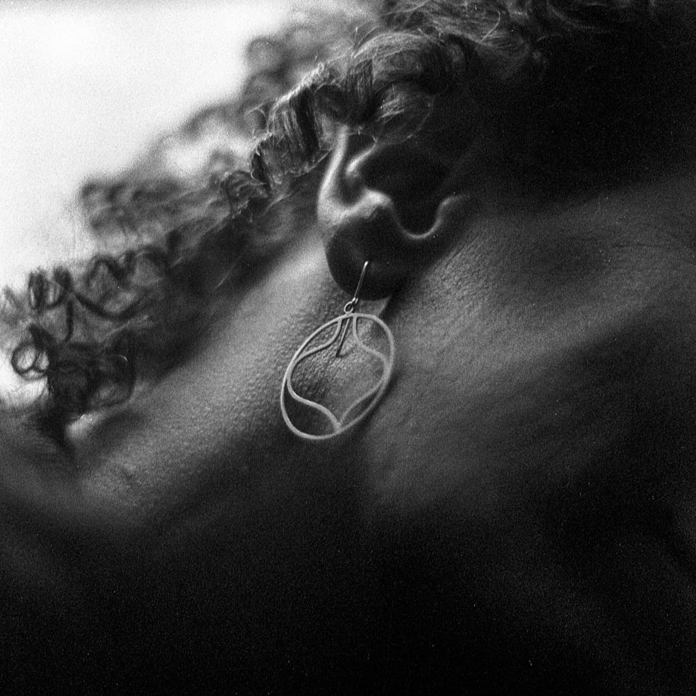 Leaves Ohrringe oval Silber Kristin Elm