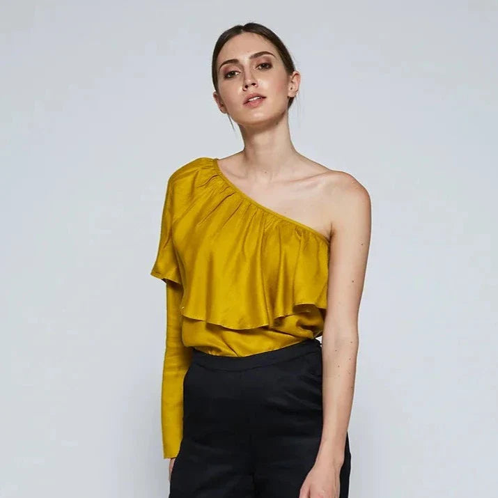 ZIBA One-Shoulder Top Iimaima