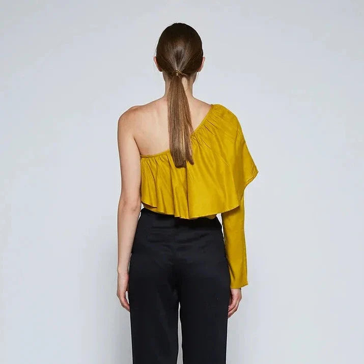 ZIBA One-Shoulder Top Iimaima