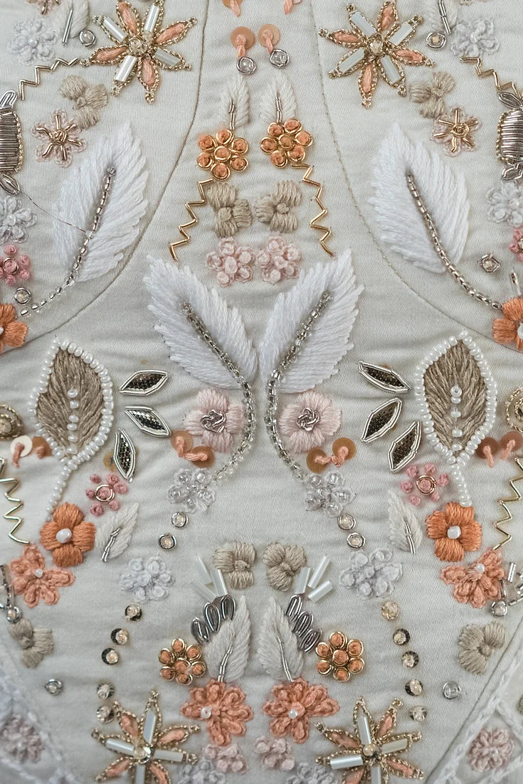 MAHA Handbesticktes Bustier Iimaima