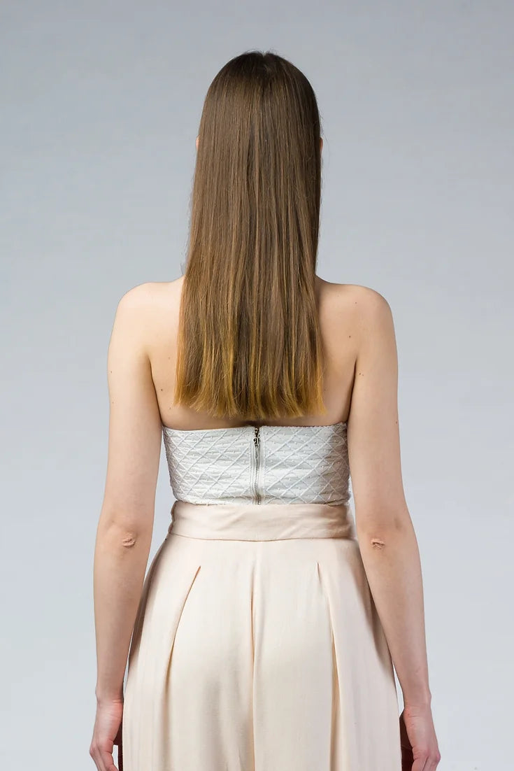 MAHA Handbesticktes Bustier Iimaima