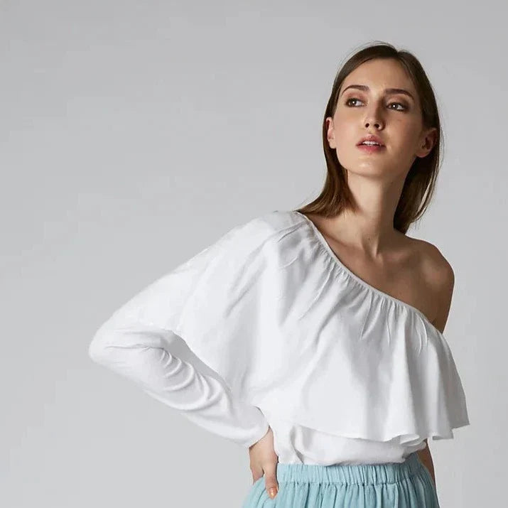 ZIBA One-Shoulder Top Iimaima