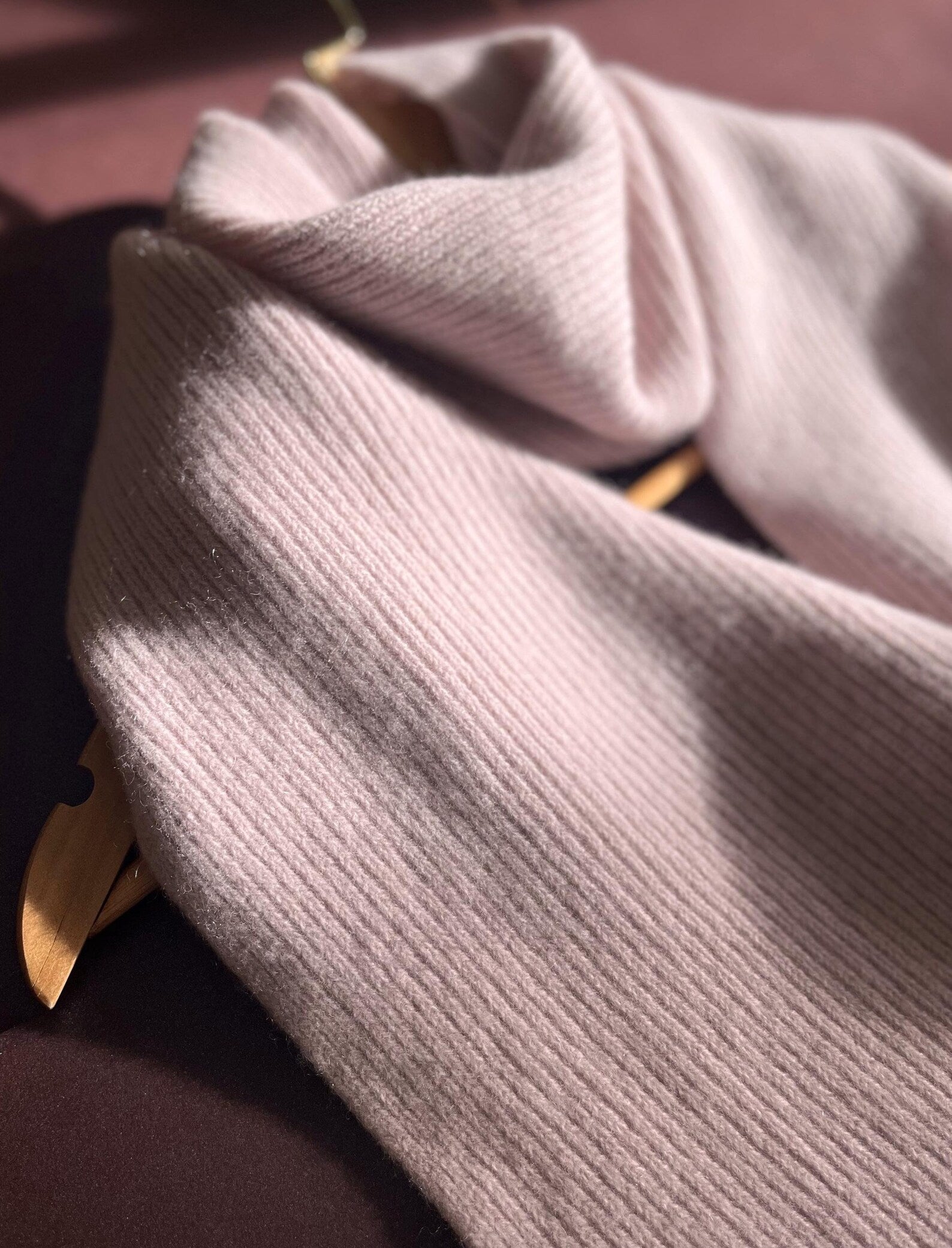 Merino Kaschmir Wollschal in Powder, Freiberg Knitwear