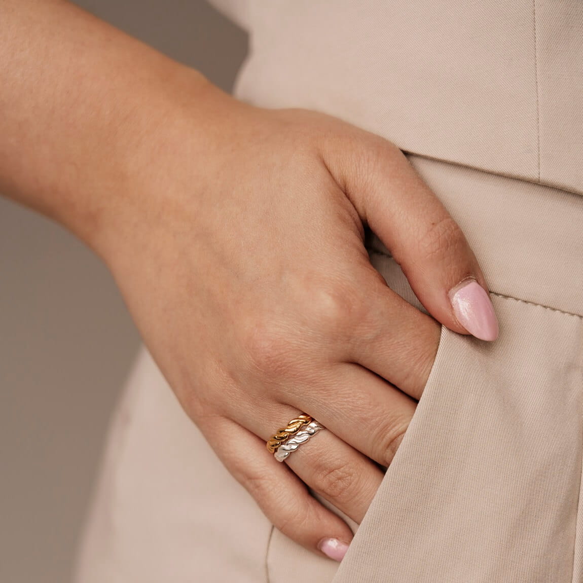 Flow Silver Ring Lumi Cosi