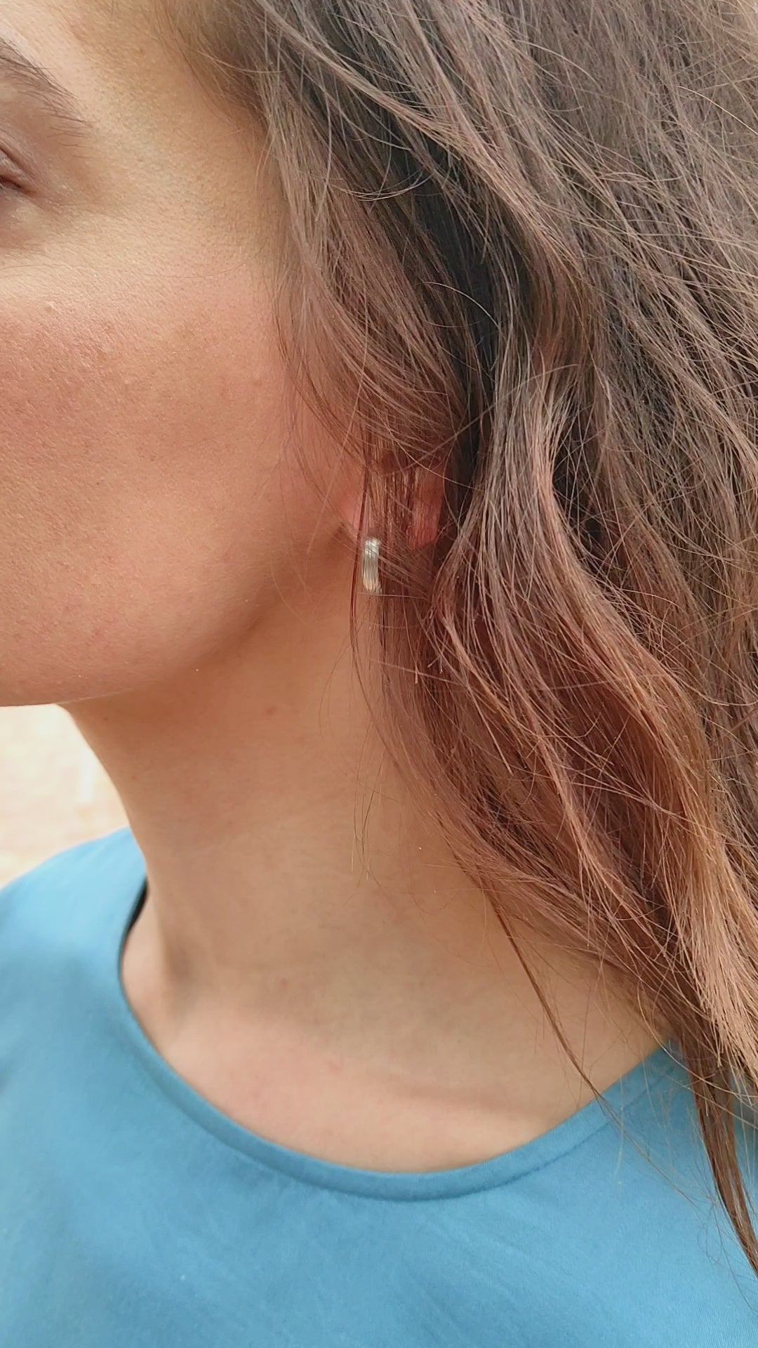 Edelstahl Ohrring 03