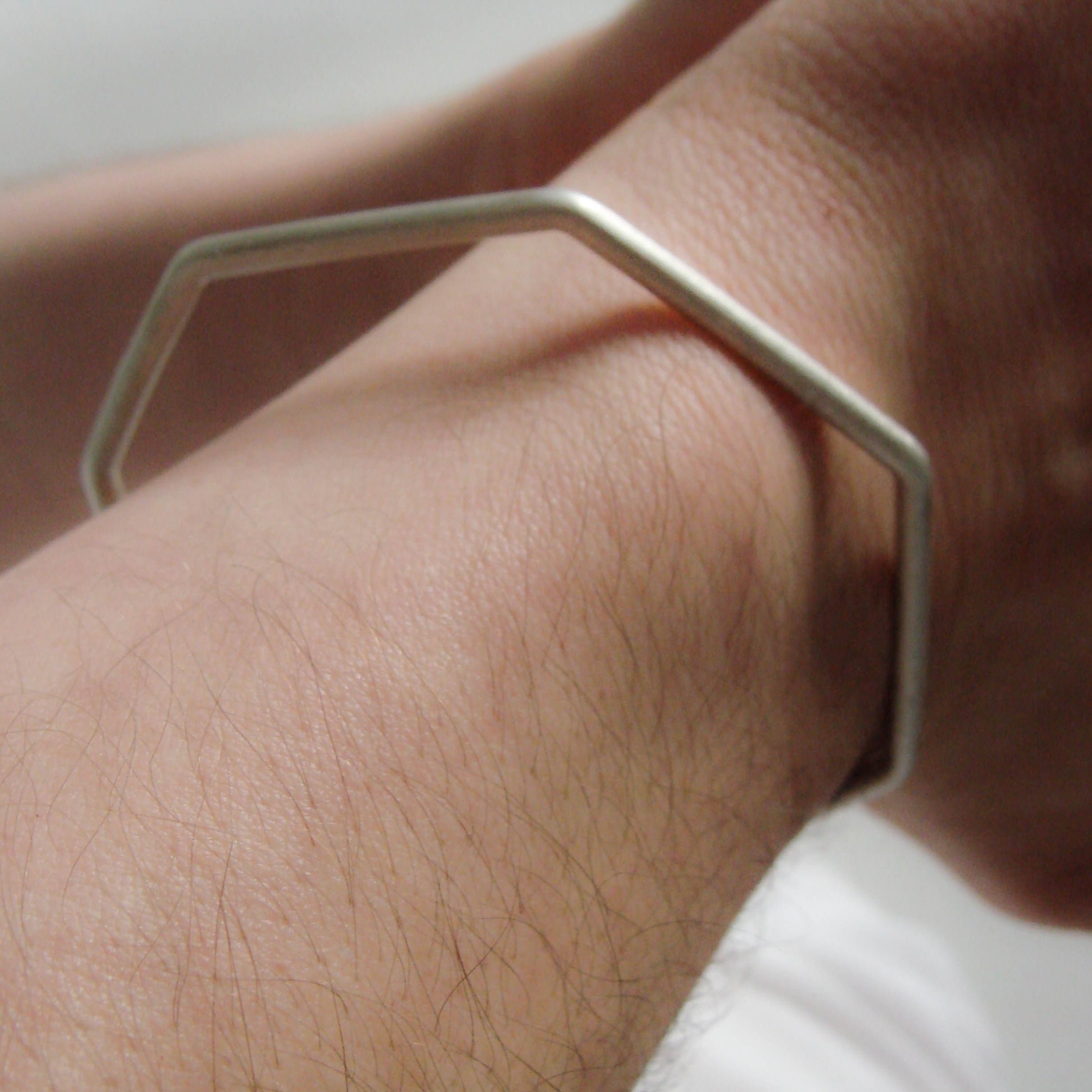 Armreif Corners I Rundkant Sterlingsilber Kristin Elm