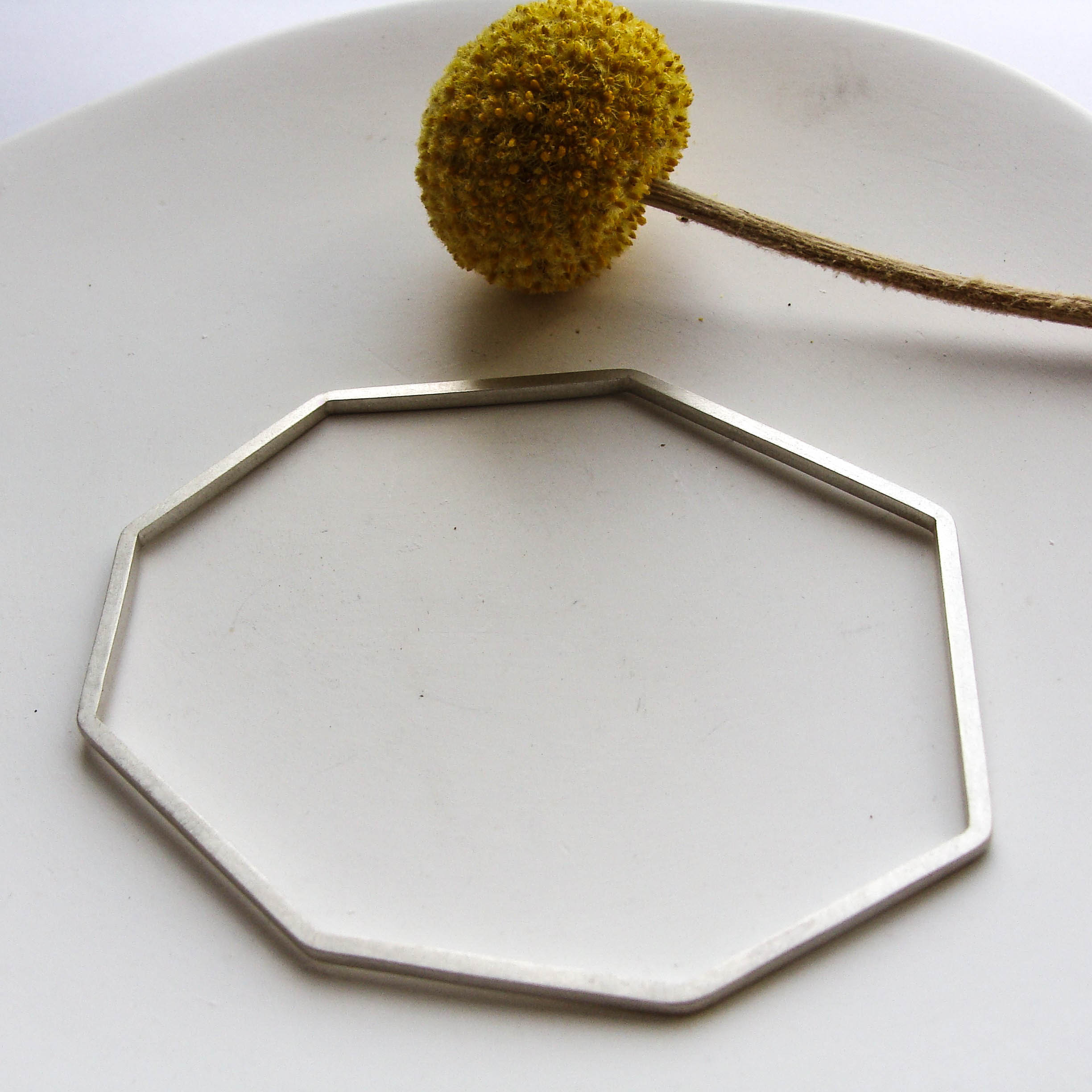 Armreif Corners II Vierkant Sterlingsilber Kristin Elm