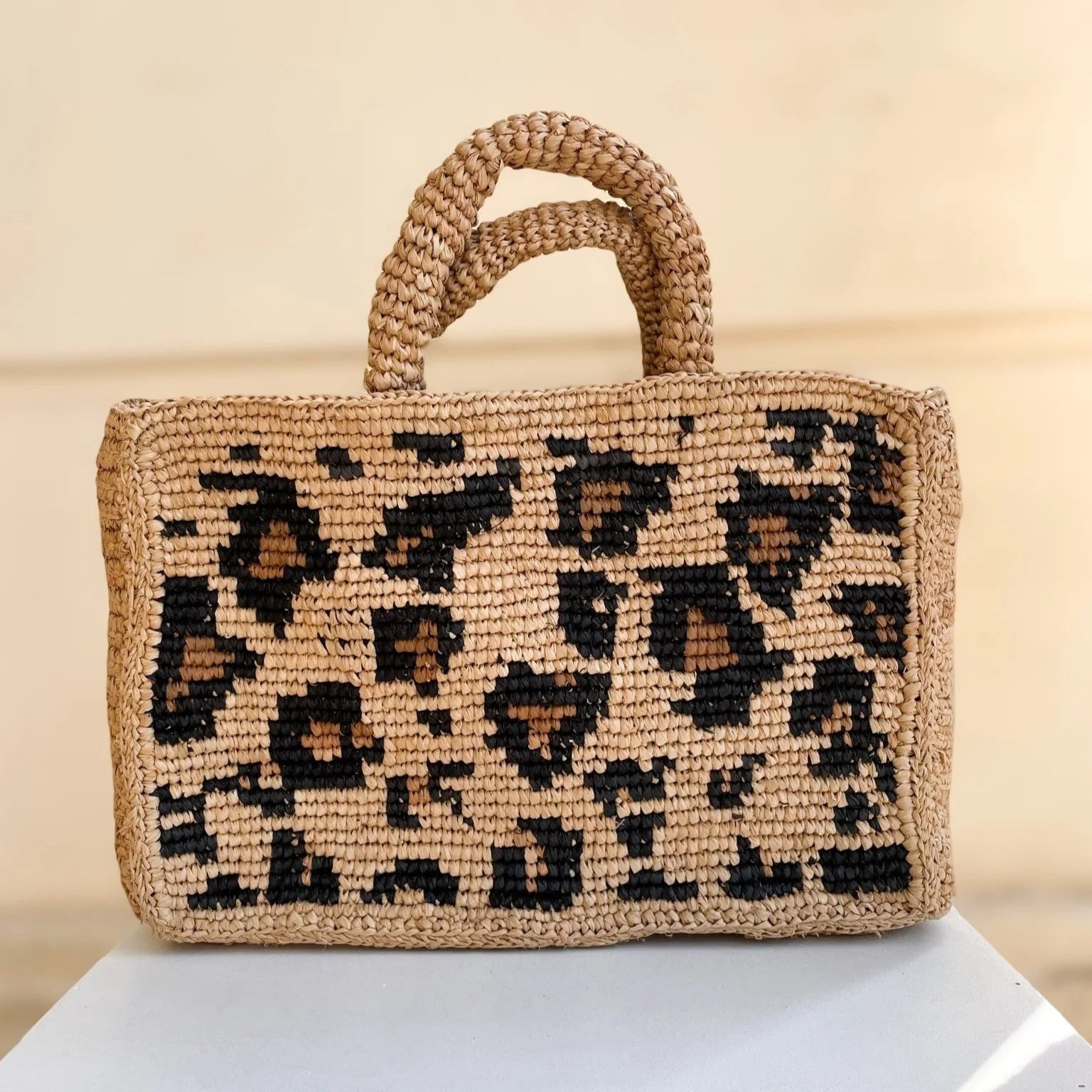 Umhängetasche ROHY - Raffia Leotasche Ikiala