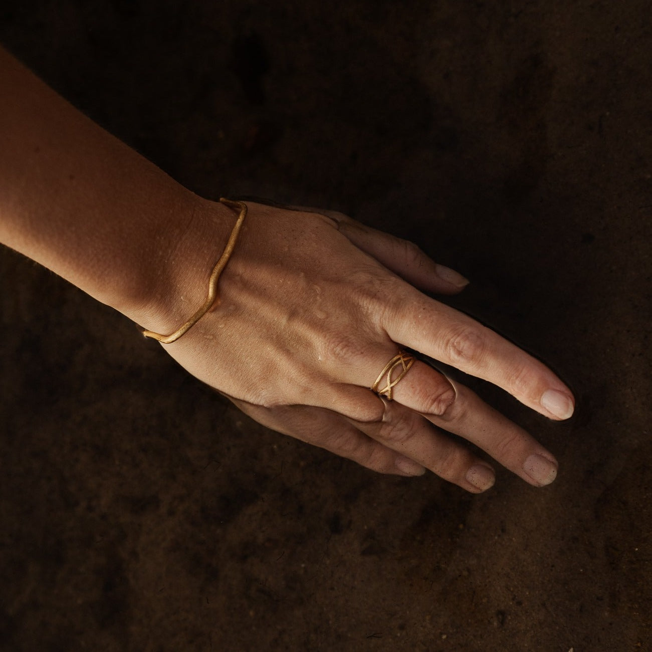 Filigraner Ring Sei du Selbst S