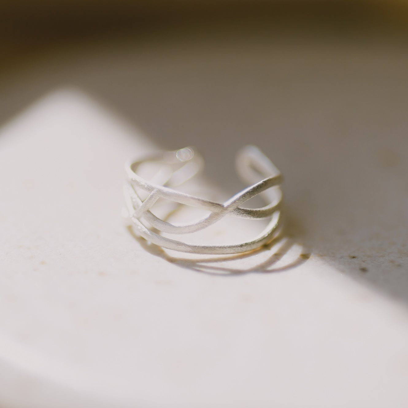 Filigraner Ring Sei du Selbst S