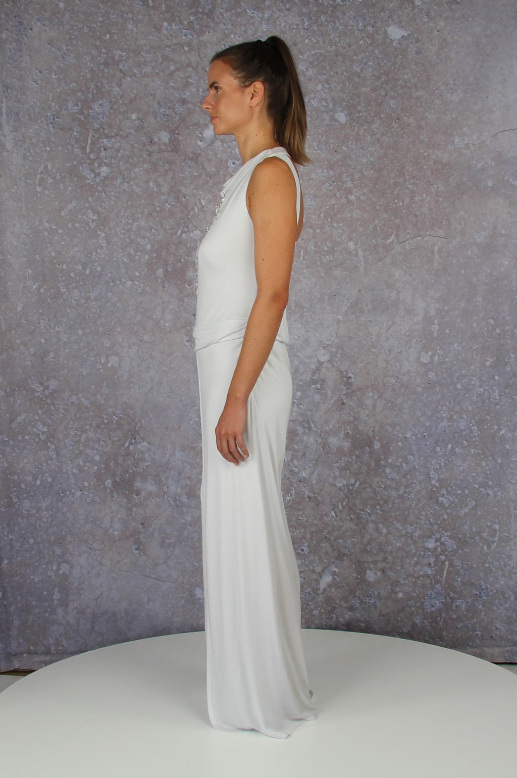 Bestickter Yoga-Overall aus Tencel - Y-05 Yoga Livestyle Fashion