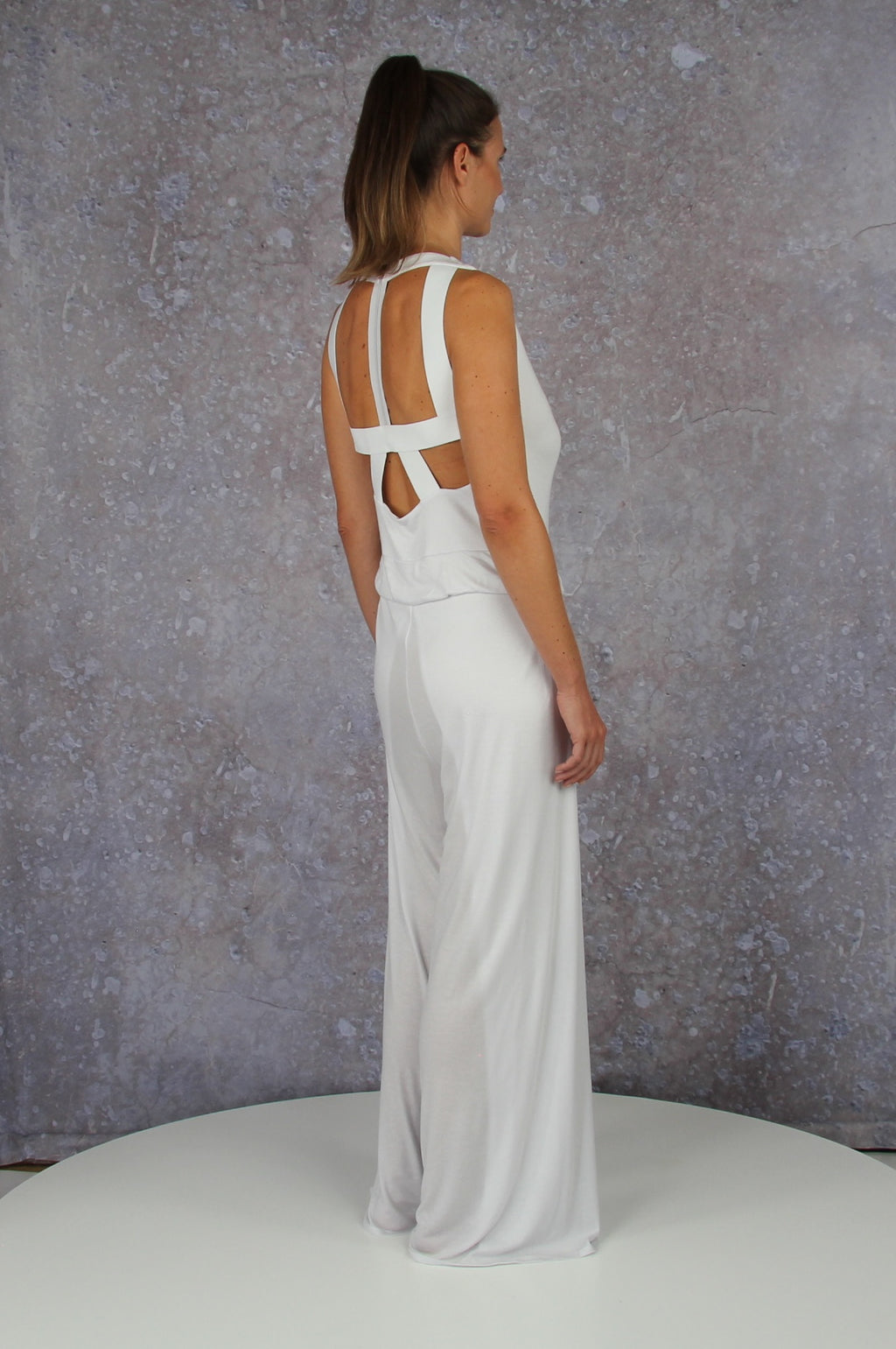 Bestickter Yoga-Overall aus Tencel - Y-05 Yoga Livestyle Fashion