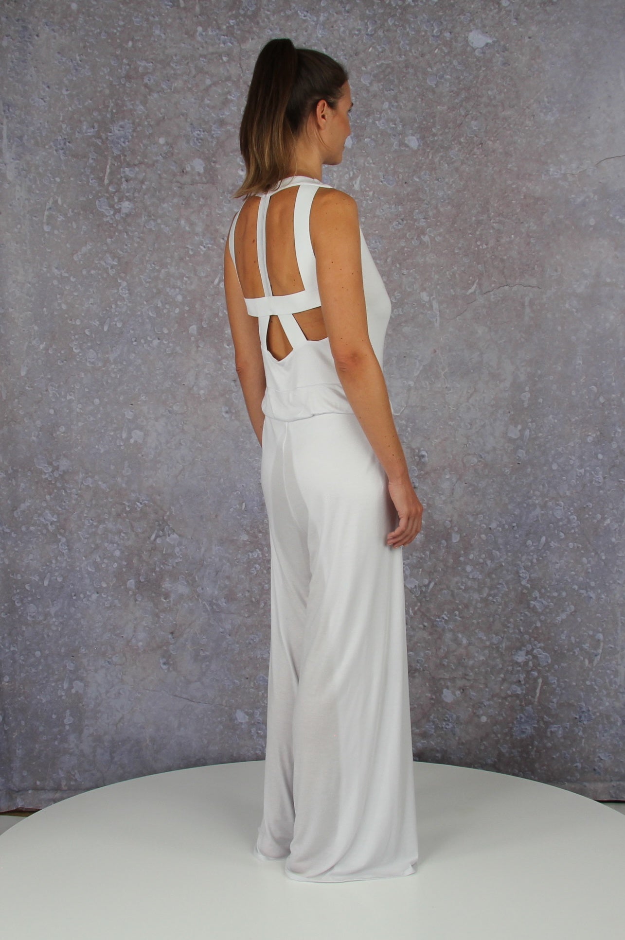 Bestickter Yoga-Overall aus Tencel - Y-05 Yoga Livestyle Fashion