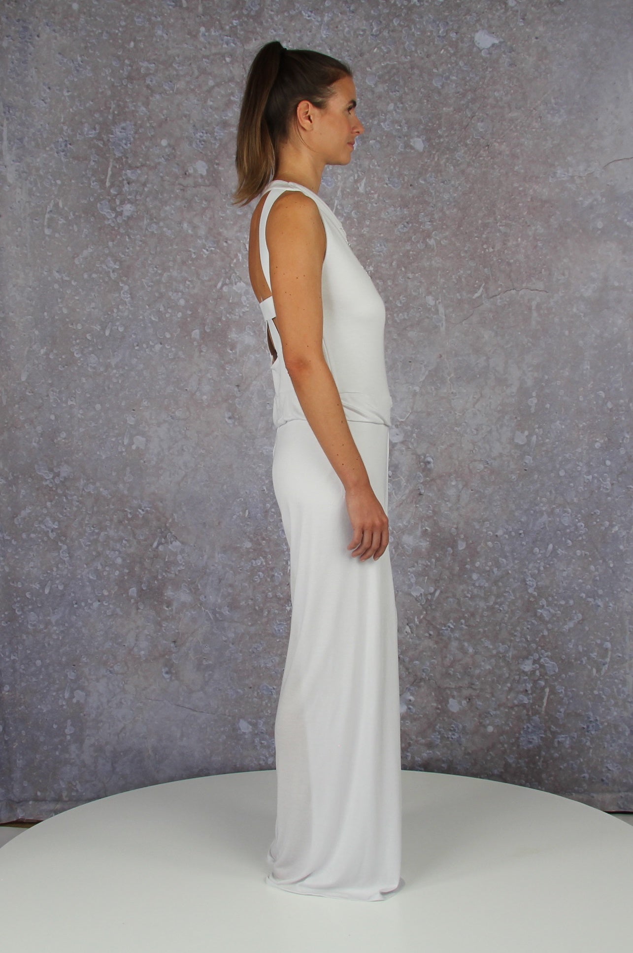 Bestickter Yoga-Overall aus Tencel - Y-05 Yoga Livestyle Fashion